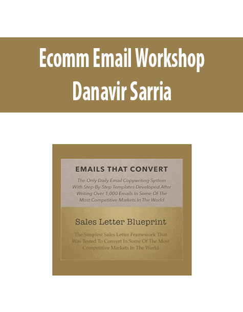 Ecomm Email Workshop By Danavir Sarria