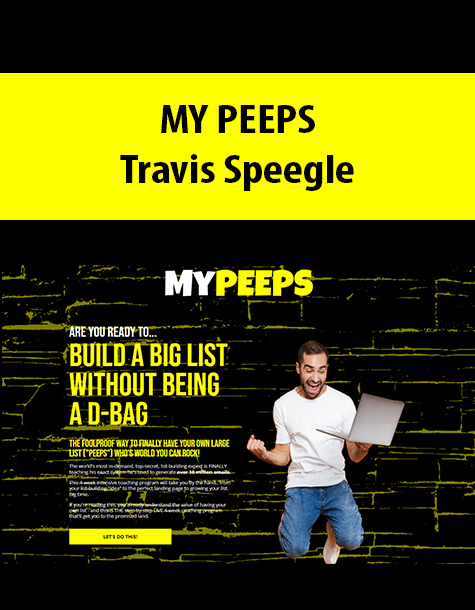 MY PEEPS With Travis Speegle