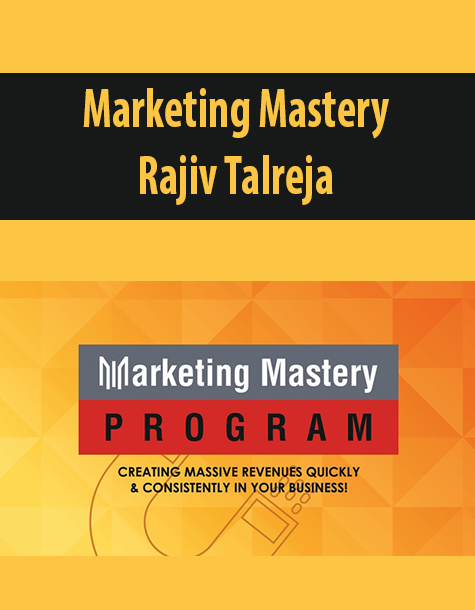 Marketing Mastery By Rajiv Talreja