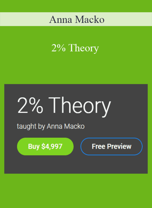 Anna Macko – 2% Theory