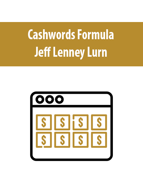 Cashwords Formula By Jeff Lenney Lurn
