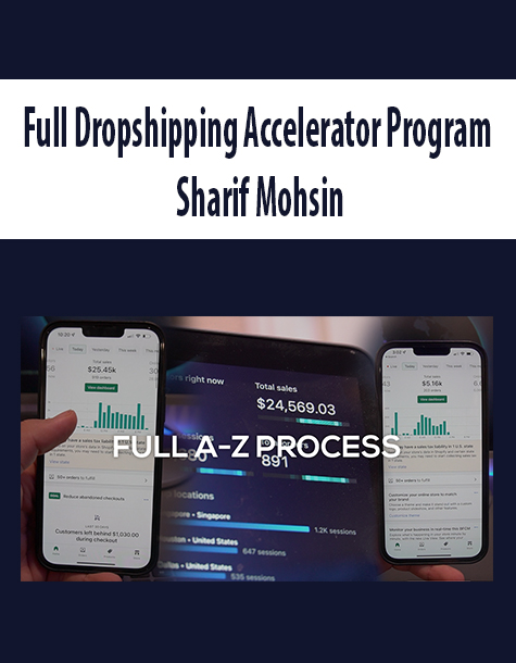 Full Dropshipping Accelerator Program By Sharif Mohsin