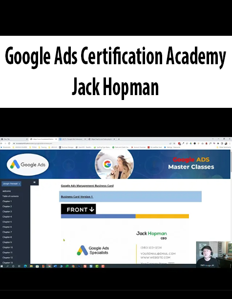 Google Ads Certification Academy By Jack Hopman