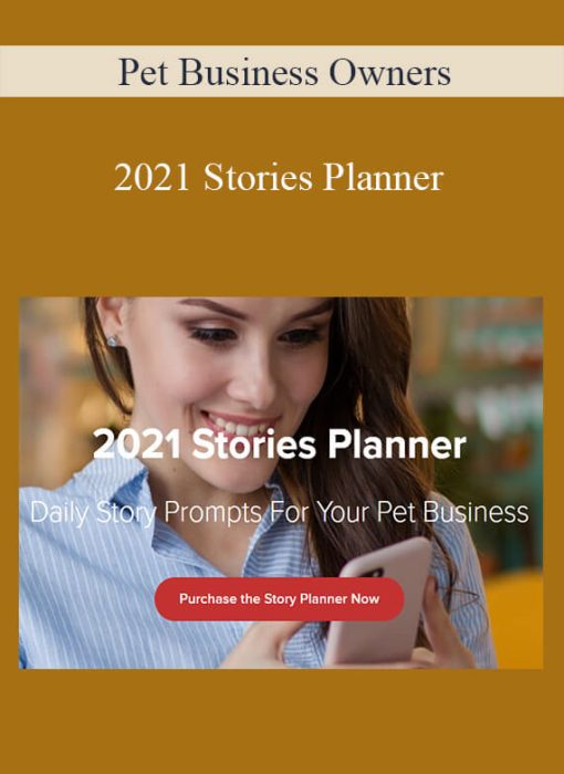 Pet Business Owners – 2021 Stories Planner
