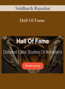 Siddharth Rajsekar – Hall Of Fame