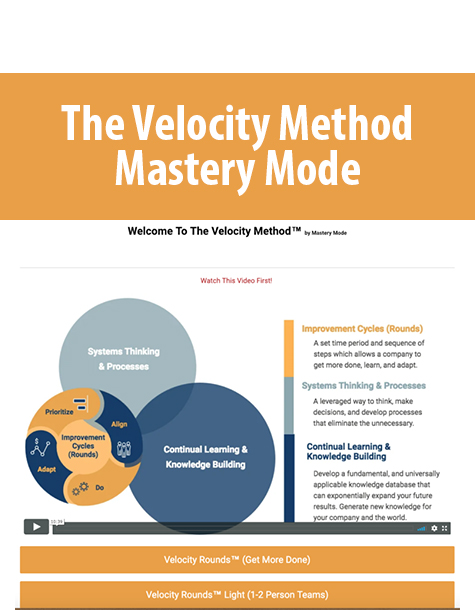 The Velocity Method By Mastery Mode