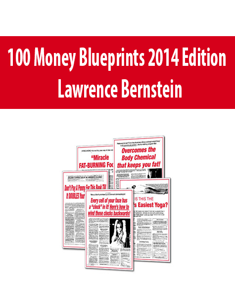 100 Money Blueprints 2014 Edition By Lawrence Bernstein