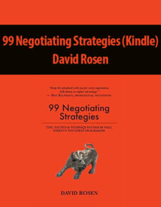 99 Negotiating Strategies (Kindle) By David Rosen