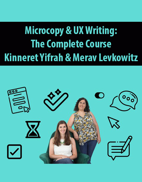 Microcopy & UX Writing: The Complete Course By Kinneret Yifrah & Merav Levkowitz