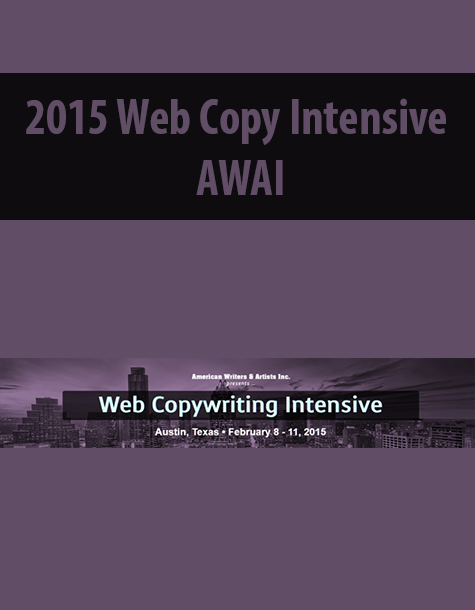 2015 Web Copy Intensive By AWAI