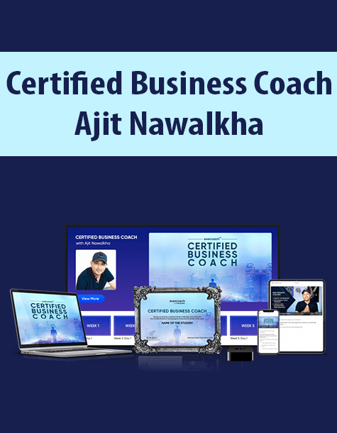 Certified Business Coach By Ajit Nawalkha
