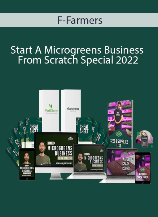 F-Farmers – Start A Microgreens Business From Scratch Special 2022