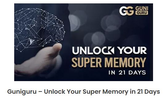 Guniguru – Unlock Your Super Memory in 21 Days