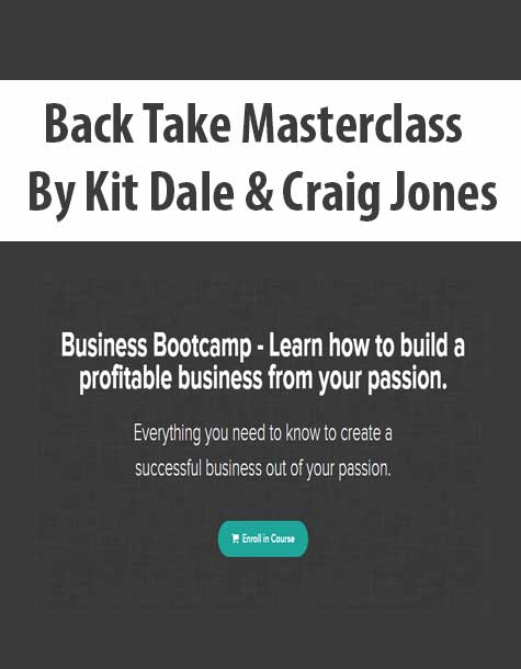 Back Take Masterclass – By Kit Dale & Craig Jones