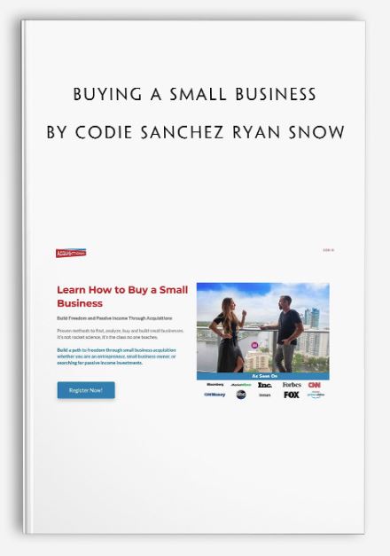 Biz Buying Course Bundle By Codie Sanchez & Ryan Snow