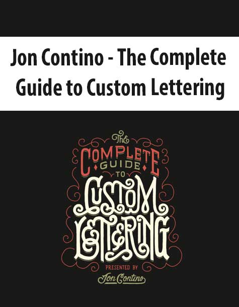Jon Contino – The Complete Guide to Custom Lettering