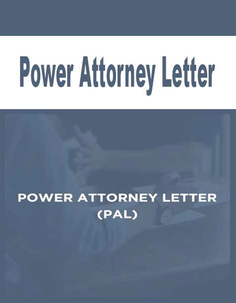 Power Attorney Letter