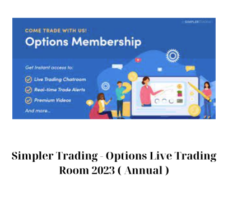 Simpler Trading – Options Live Trading Room 2023 ( Annual )