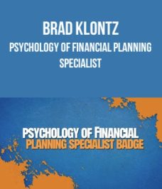 Brad Klontz – Psychology of Financial Planning Specialist